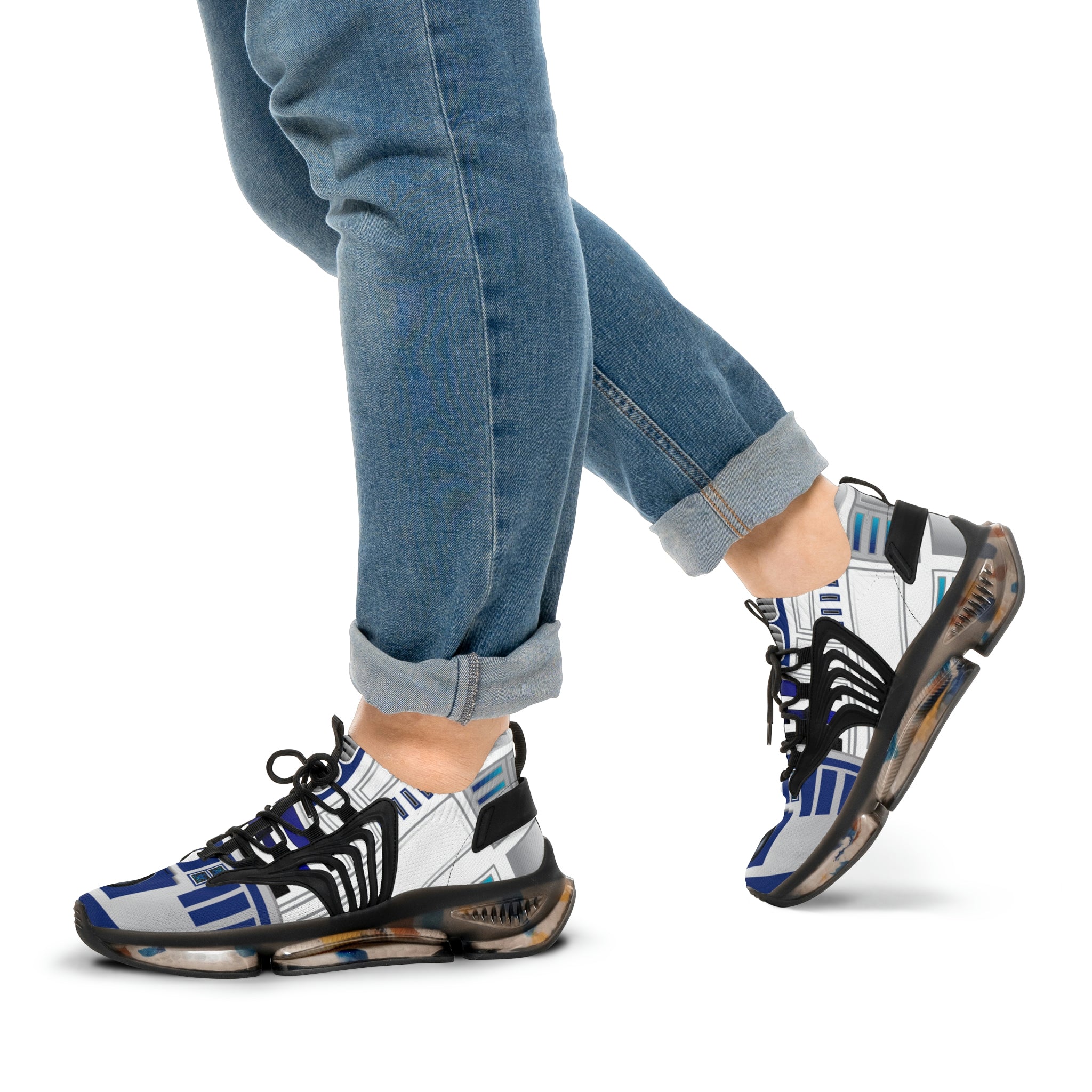 Astro Robot Men's Mesh Sports Sneakers