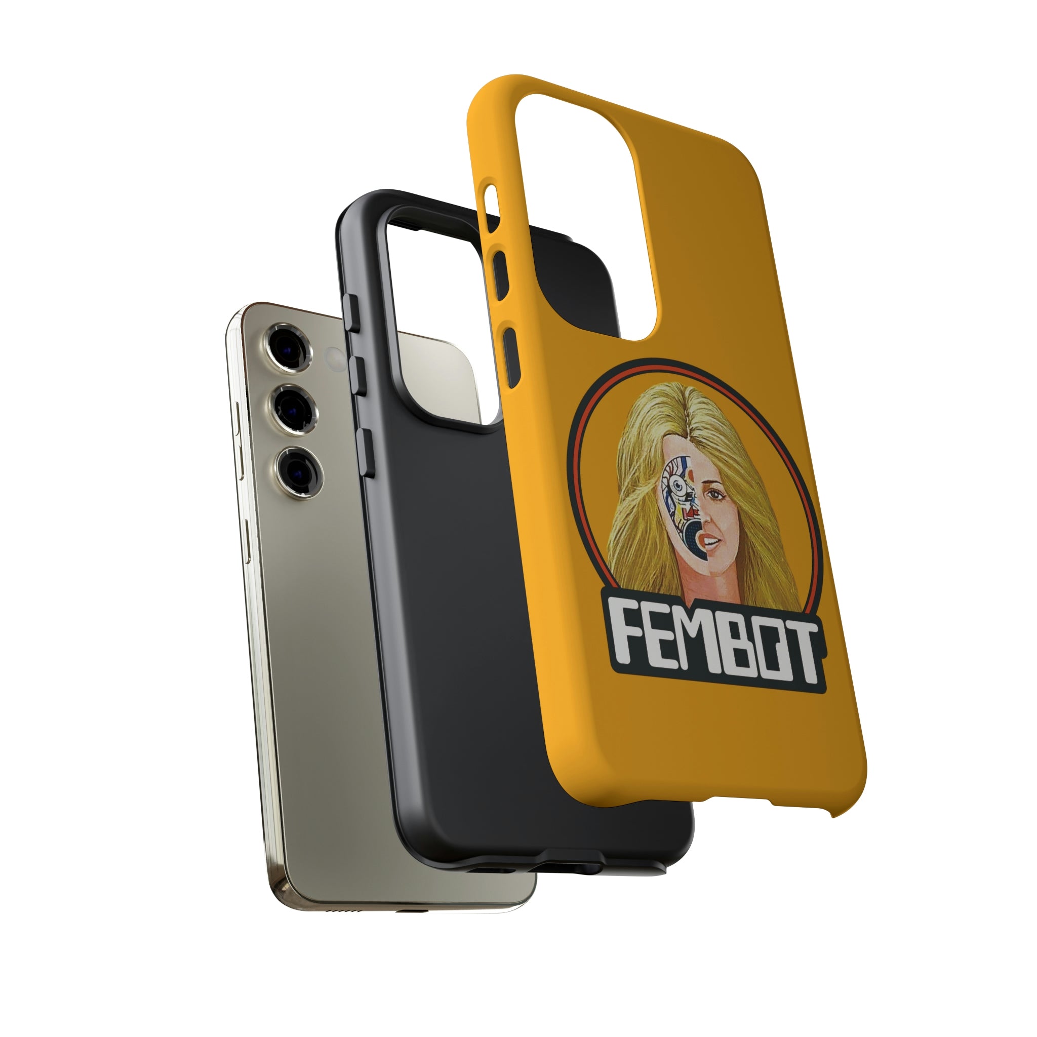 BW - FEMBOT Phone Case
