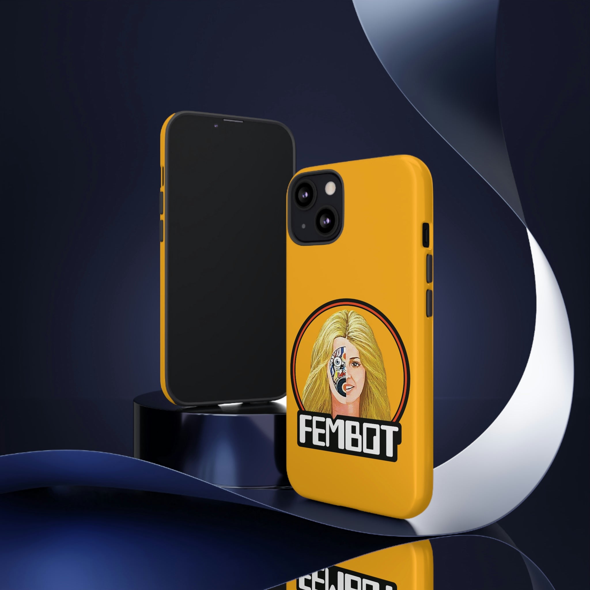 BW - FEMBOT Phone Case