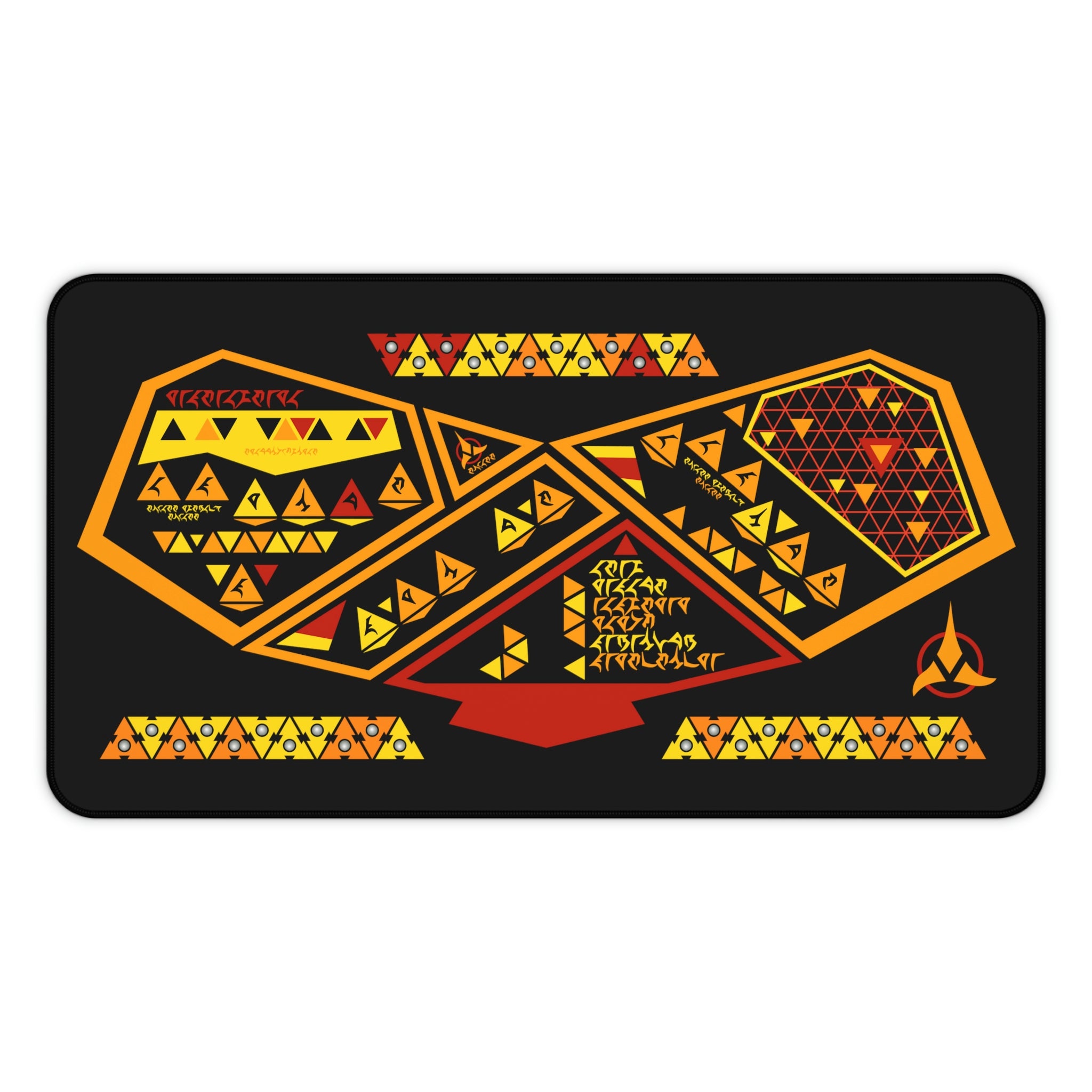 Space Fleet Ridges #1 Desk Mat