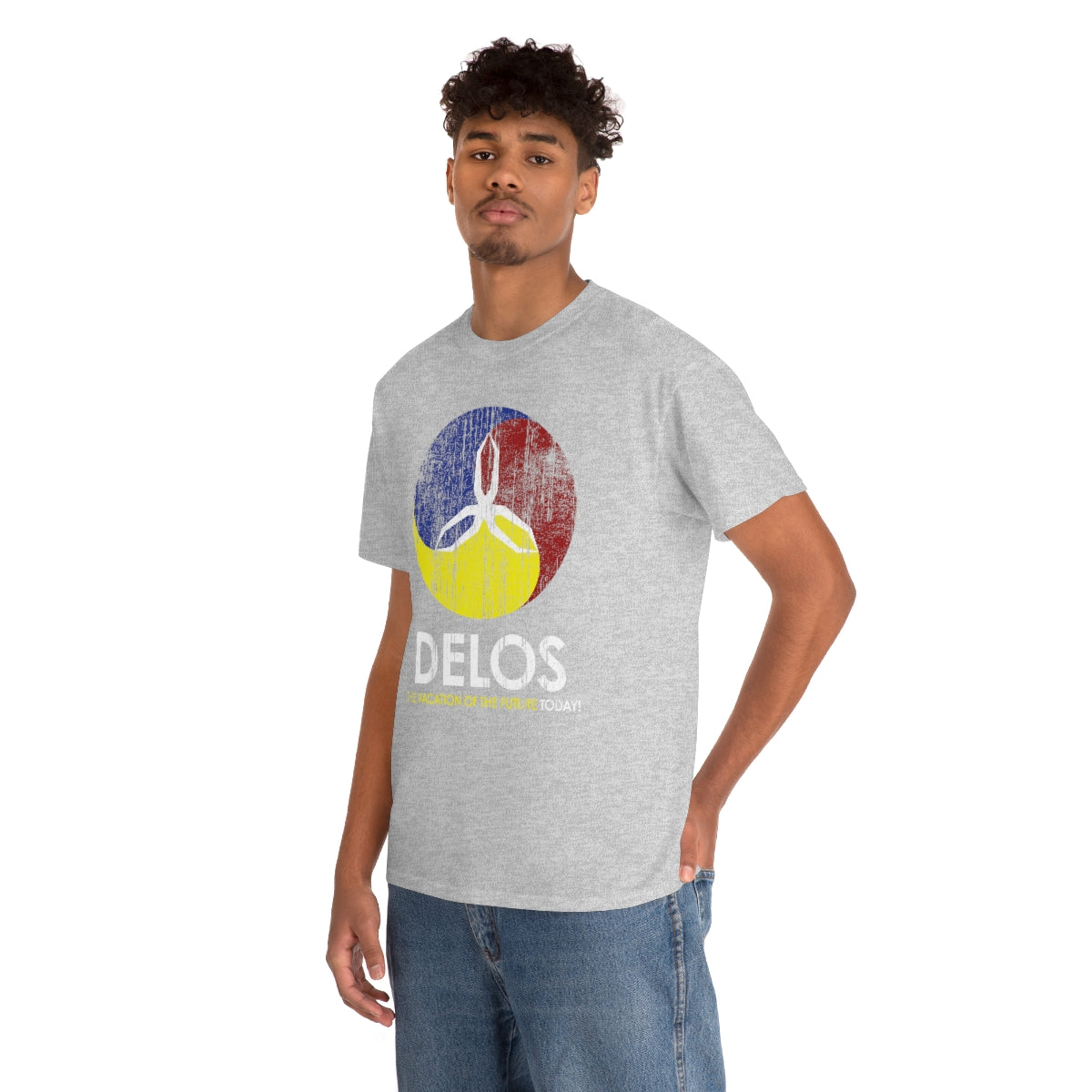Robot World OLD Distressed V2 Tee