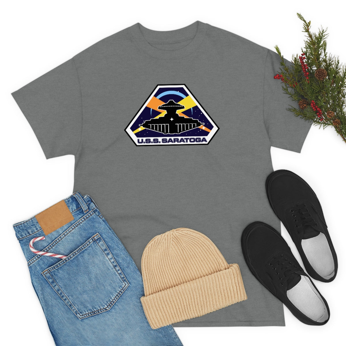SAAB - USS Saratoga Tee