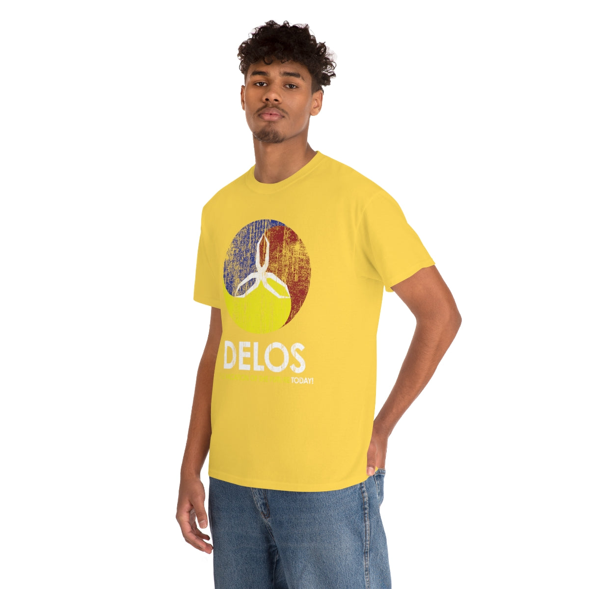 Robot World OLD Distressed V2 Tee