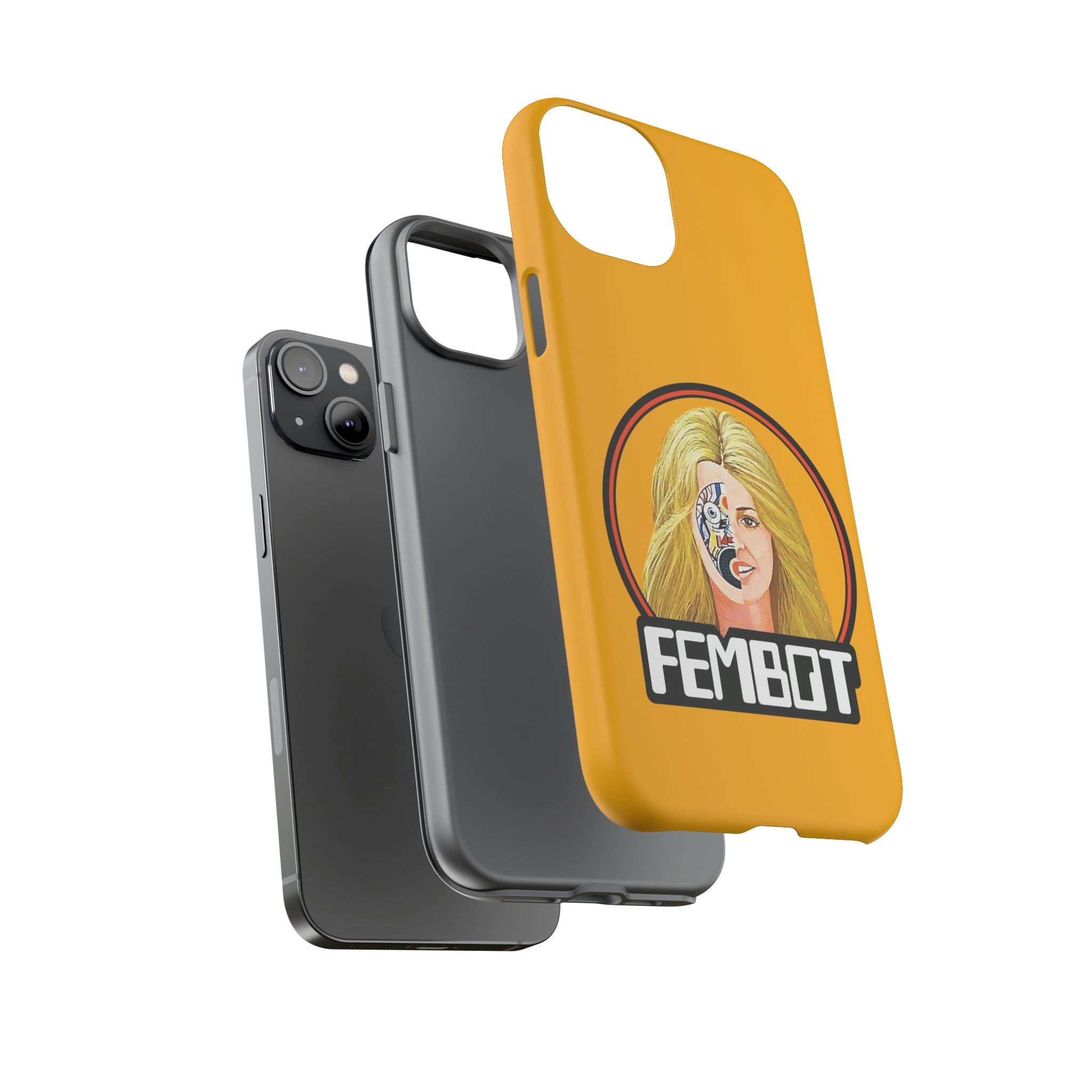 BW - FEMBOT Phone Case