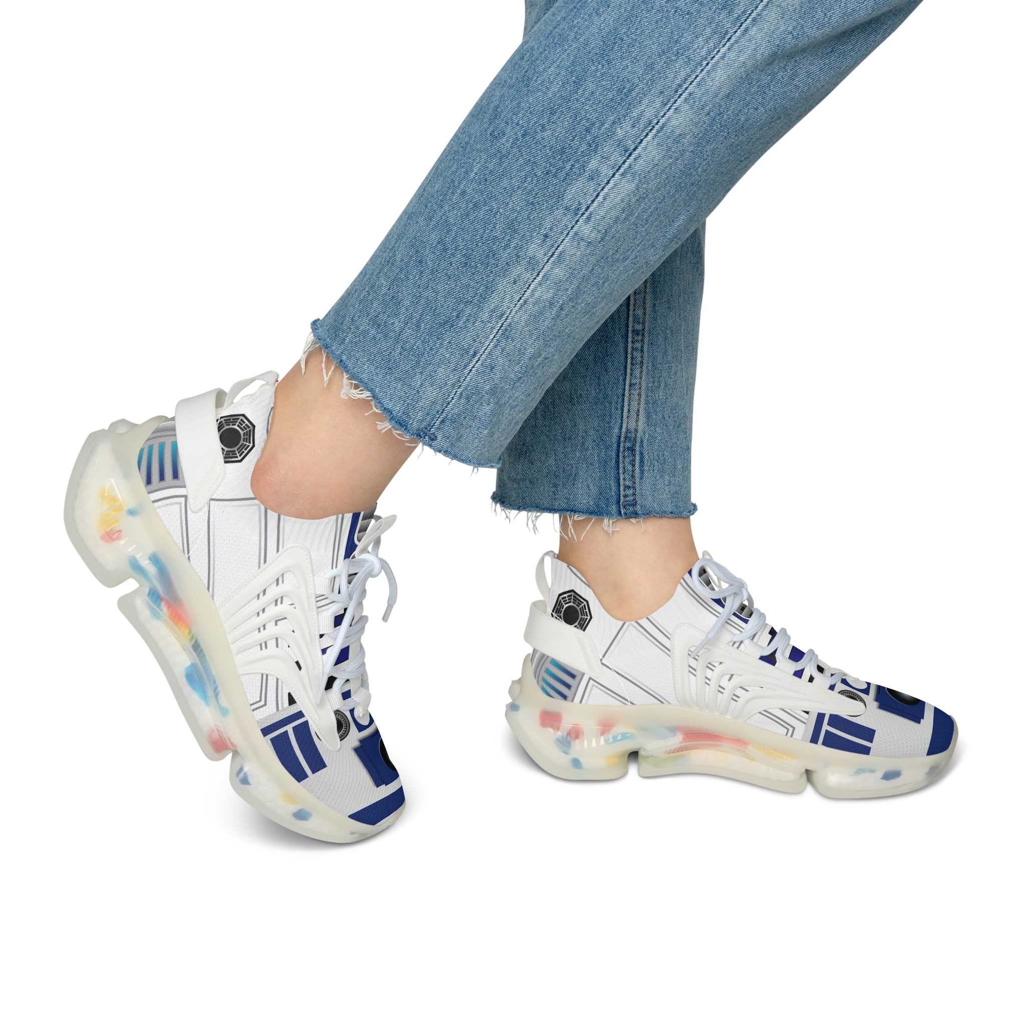 Astro Robot Women's Mesh Sports Sneakers