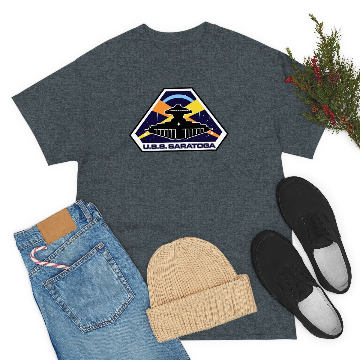 SAAB - USS Saratoga Tee