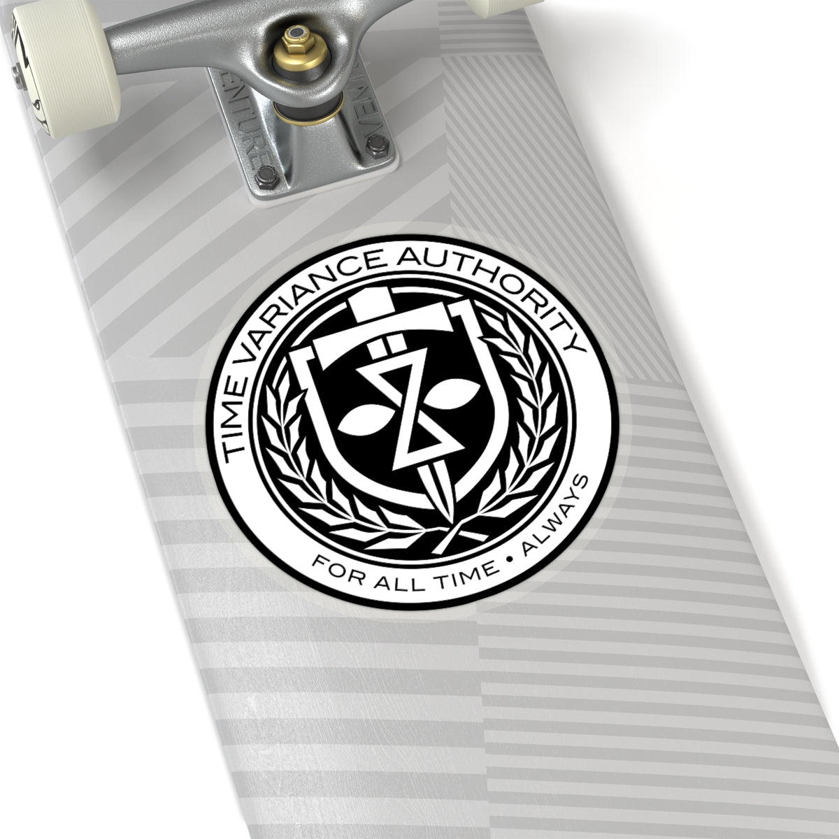 Time Variance Authority Round Stickers
