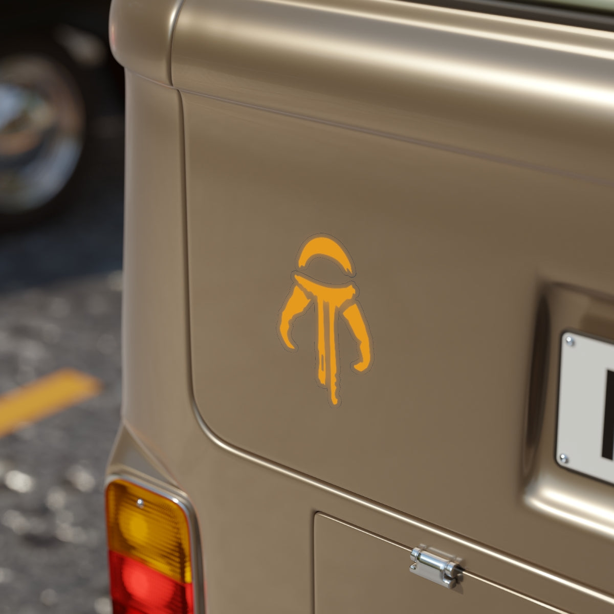 MD - Secret Location Transparent Outdoor Stickers