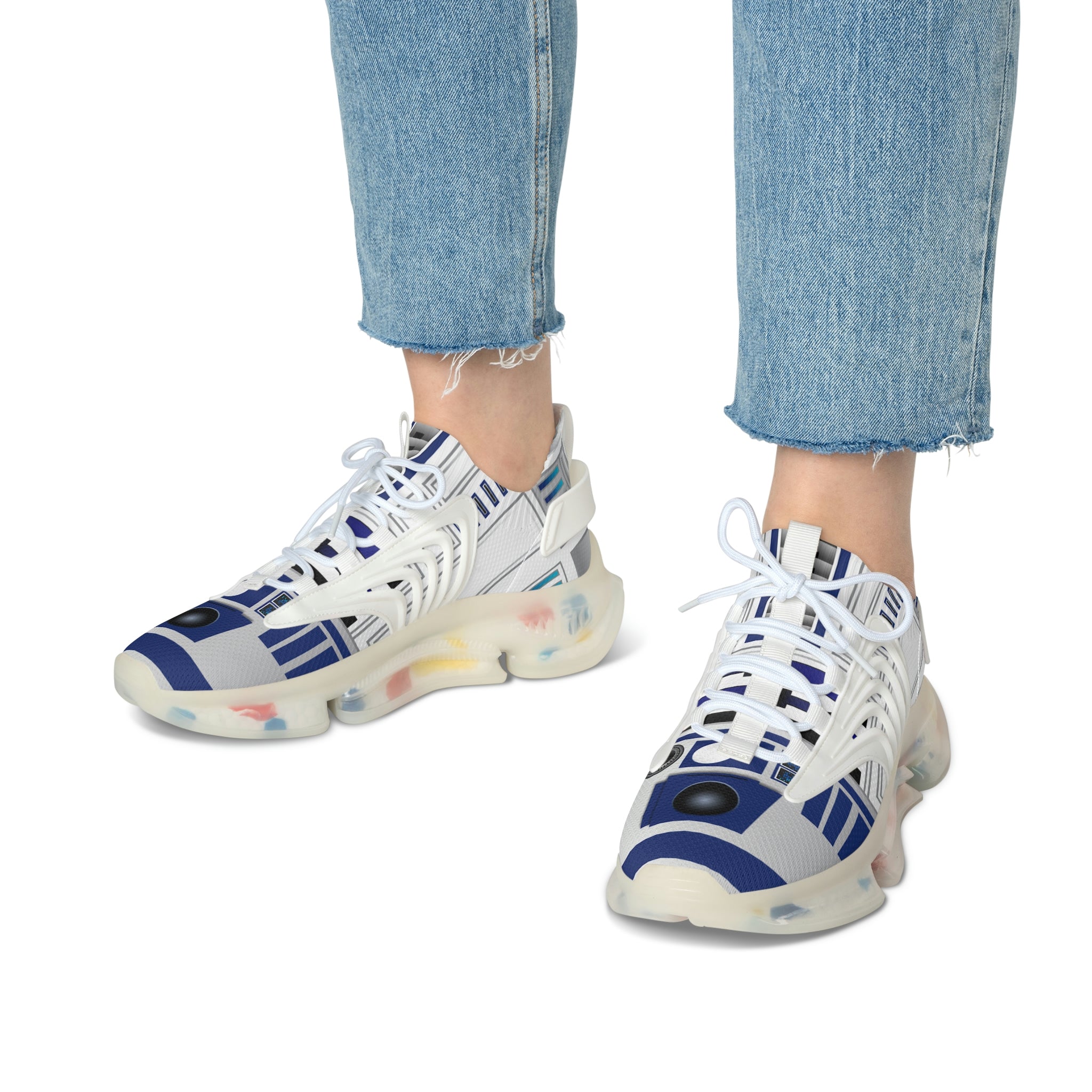 Astro Robot Women's Mesh Sports Sneakers