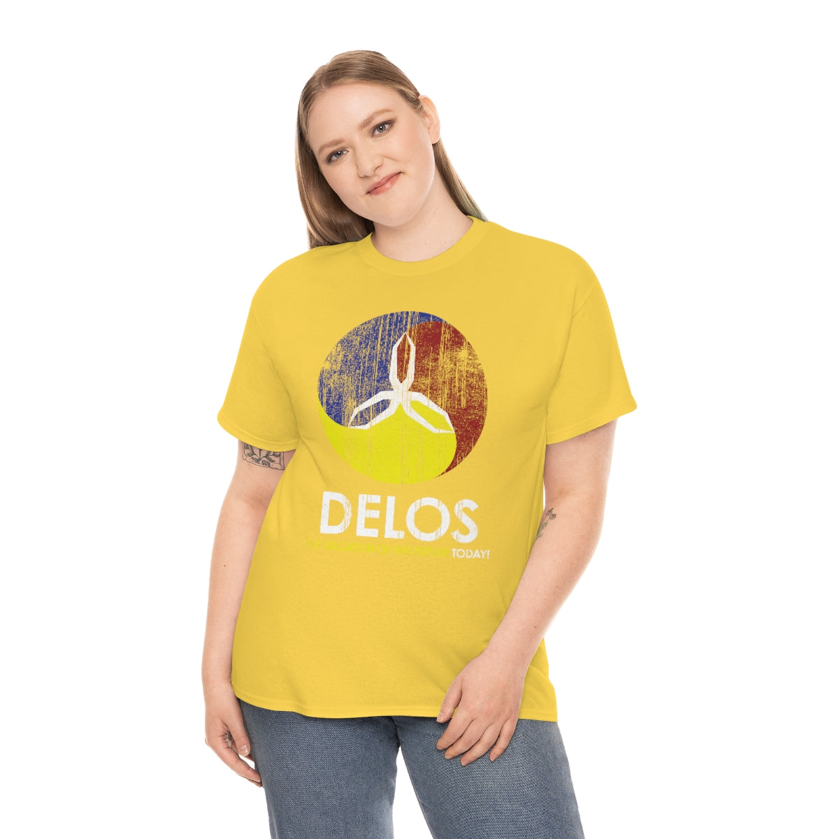 Robot World OLD Distressed V2 Tee