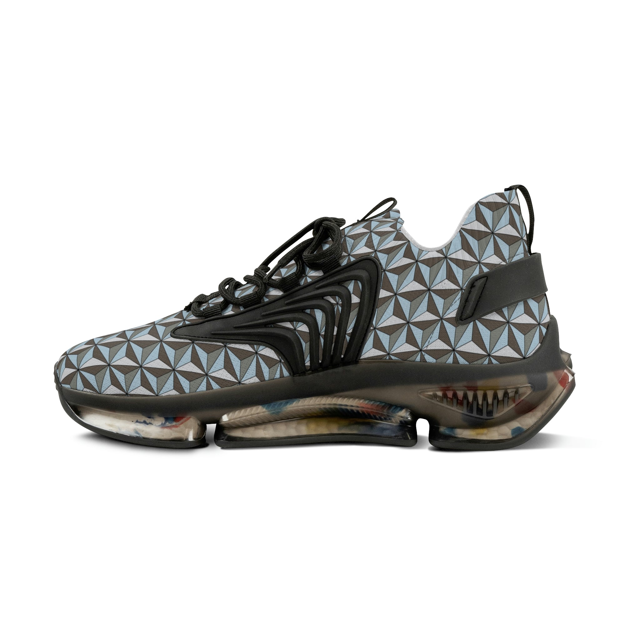 Space Ship Earth Inspired Men's Mesh Sports Sneakers