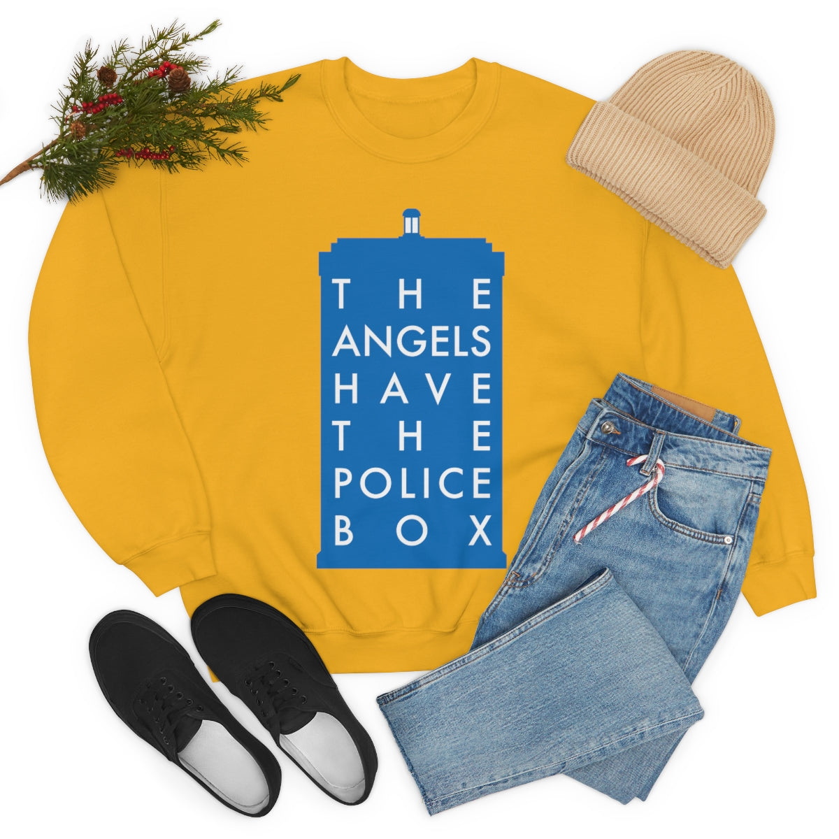 The Angels Have the Police Box Sweatshirt