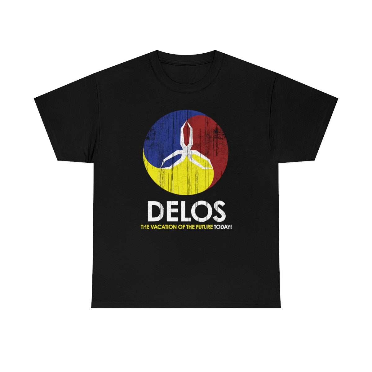 Robot World OLD Distressed V2 Tee