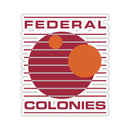 Federal Colonies Stickers