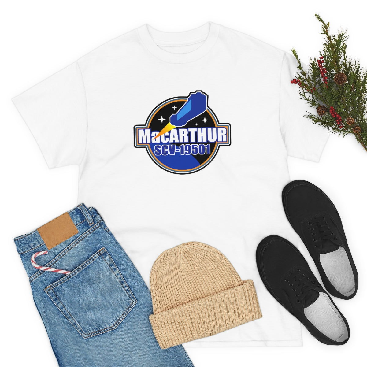 SAAB - USS McArthur Tee