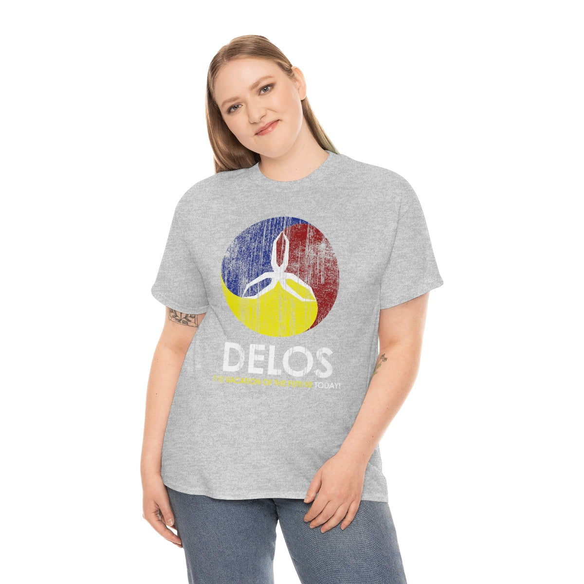 Robot World OLD Distressed V2 Tee
