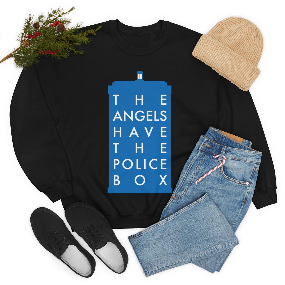 The Angels Have the Police Box Sweatshirt