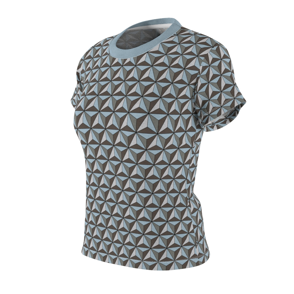 Space Ship Earth Inspired Women's AOP Tee