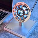 1:1 Iron Man MK1/MK2 Arc Reactor Heart Model With LED Light