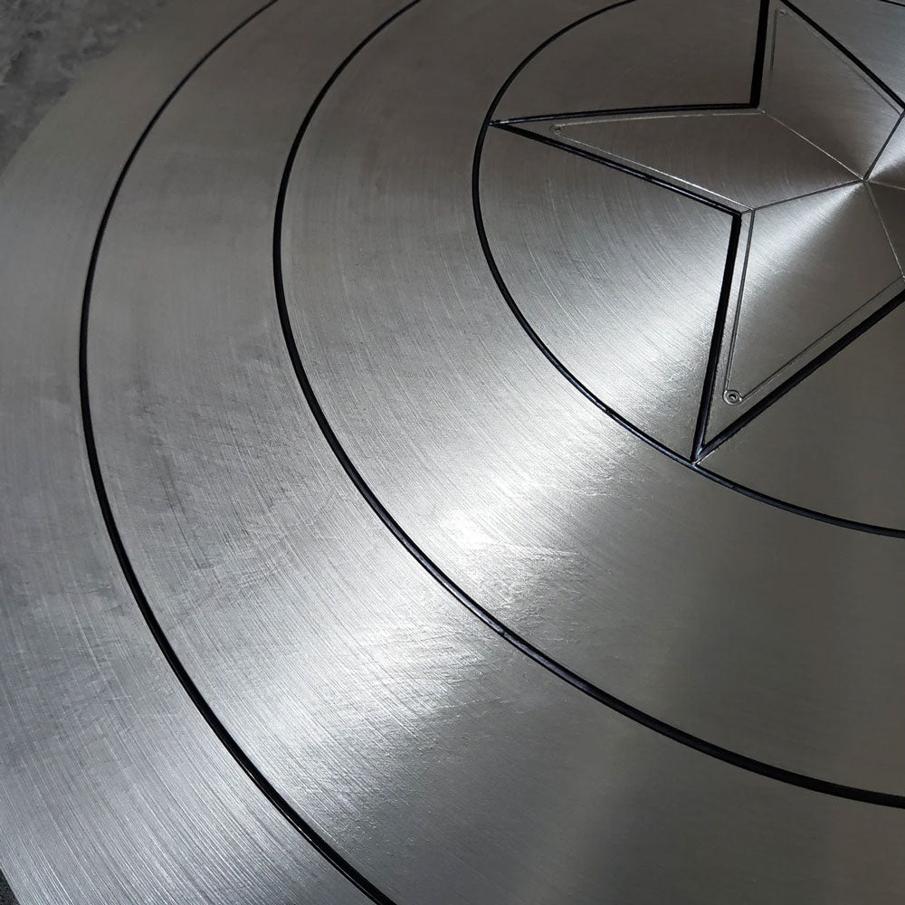 1:1 Full Metal Captain America Shield Movie Prop Replica