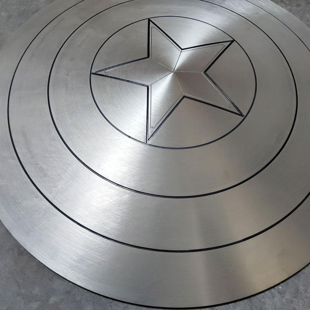 1:1 Full Metal Captain America Shield Movie Prop Replica