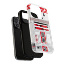 Astro Robot Red iPhone Tough Magnetic Case