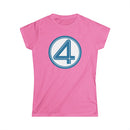 Fantastic 4 Logo Women's Fitted Tee
