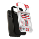 Astro Robot Red iPhone Tough Magnetic Case