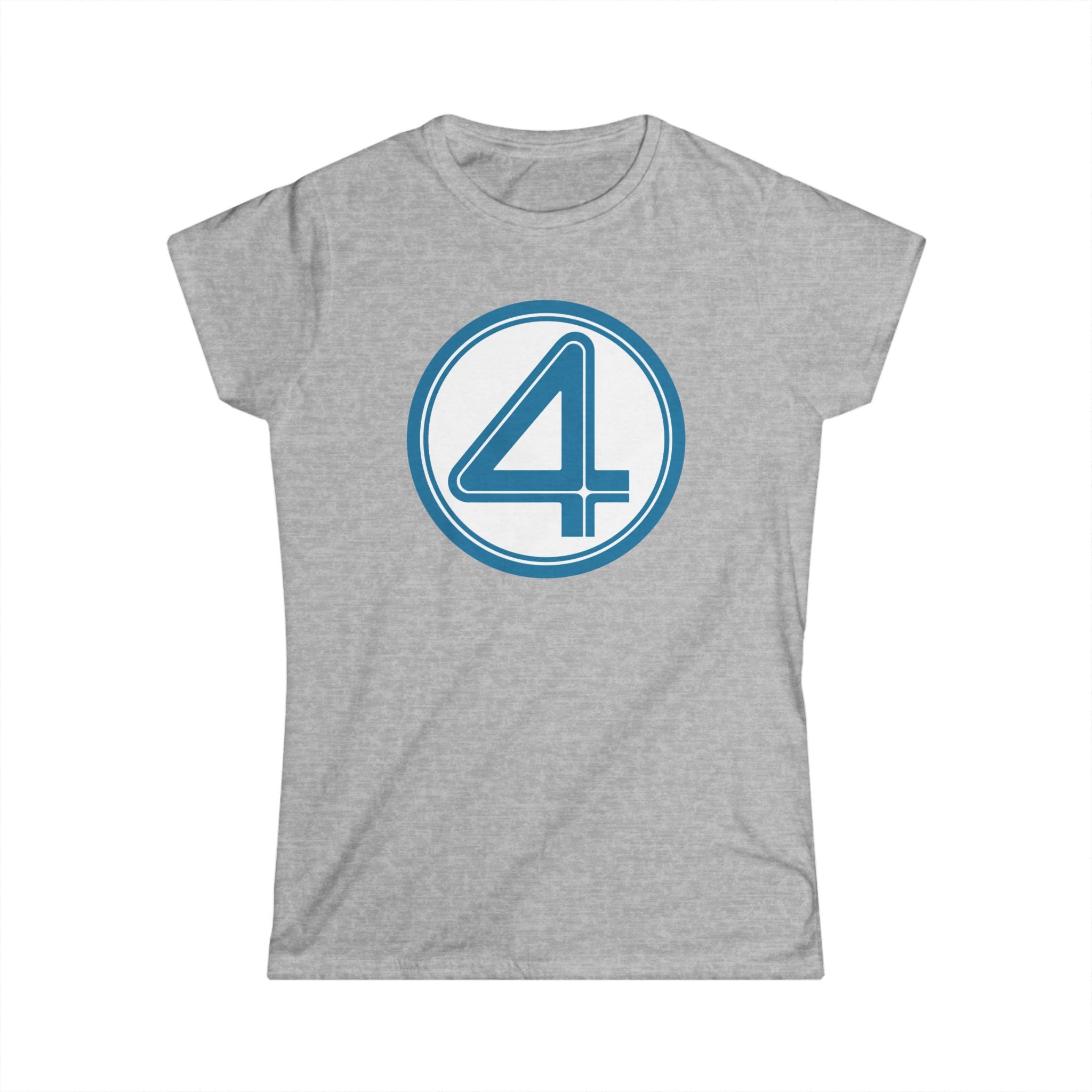 Fantastic 4 Logo Women's Fitted Tee