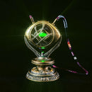 1:1 Doctor Strange Eye Of Agamotto Necklace Metal LED Light-Up with Stand