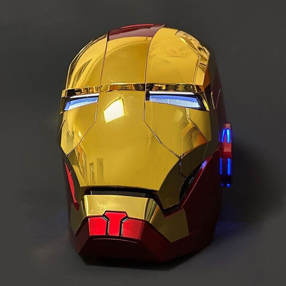 iron man 1 toy helmet Iron-Man MK50 Electronic Cosplay Helmet, VoiceTouch Control with LED Eyes Iron Man chest mechanical structure design 2 Avengers Marvel Legends Gear Life