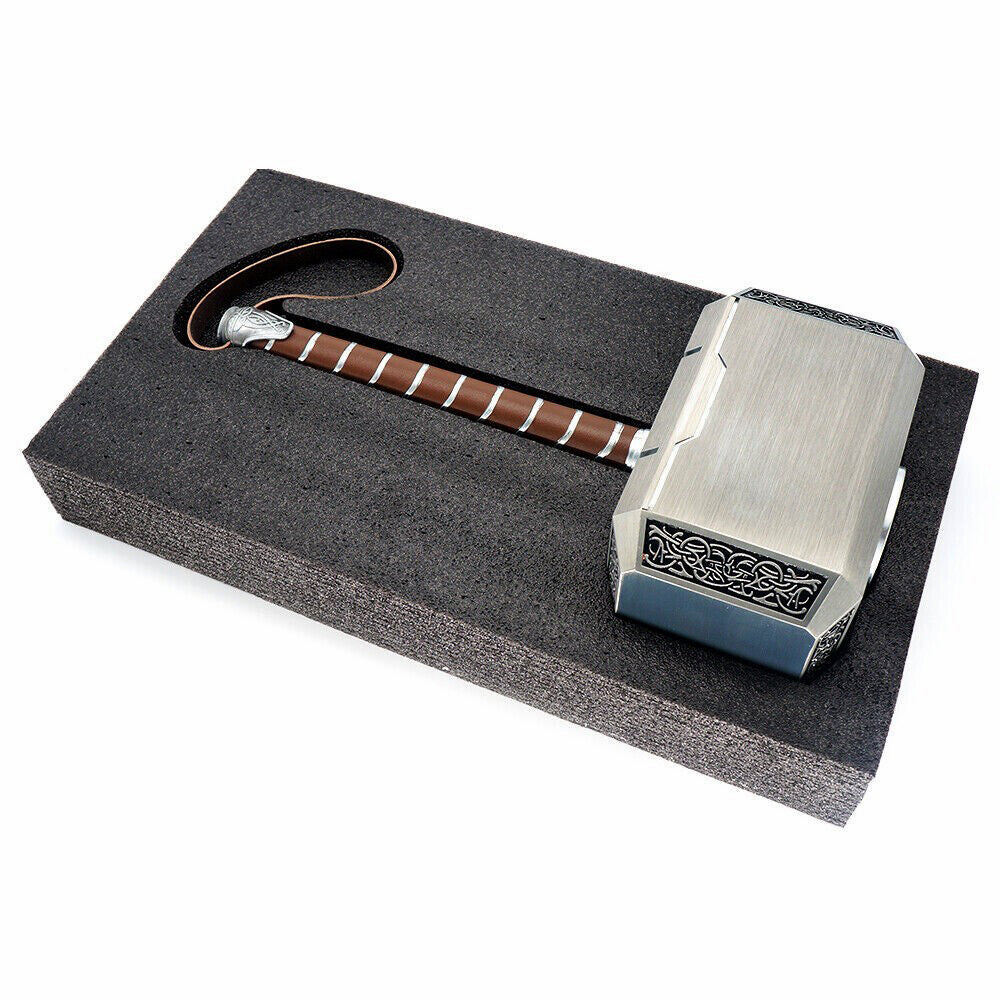 1:1 Full Scale Marvel Props Avengers Mjolnir Thor Hammer Metal