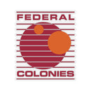 Federal Colonies Stickers