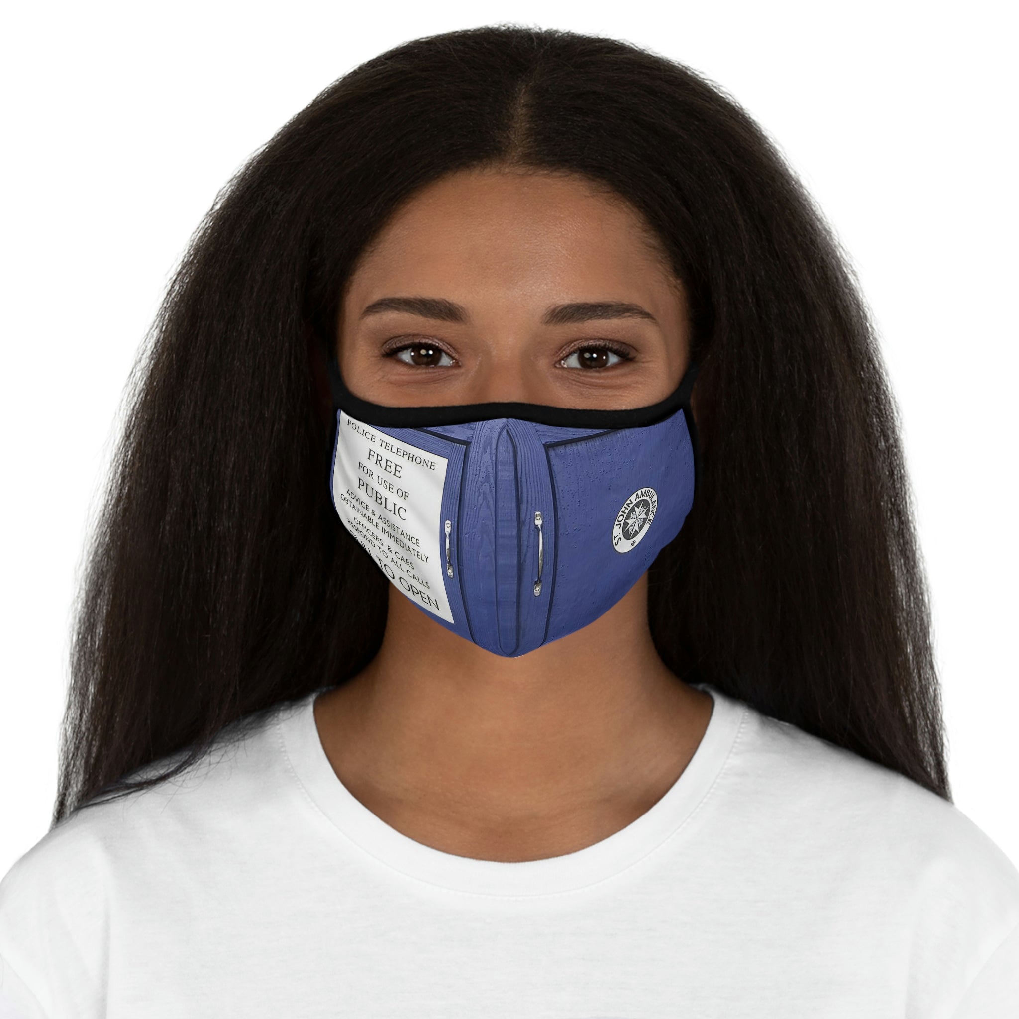 Police Call Box Face Mask