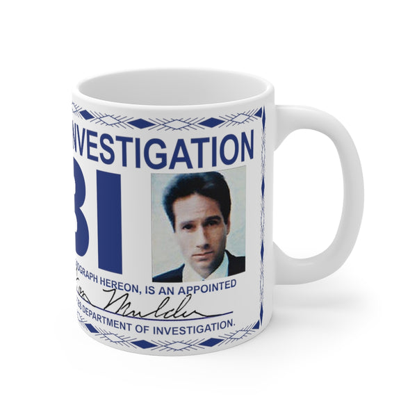 Foxy Mulder Badge Mug