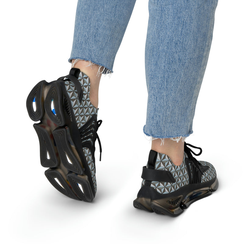 Space Ship Earth Inspired Women's Mesh Sports Sneakers