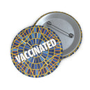 Cult of the Carpet Vaccinated Custom Pin Buttons