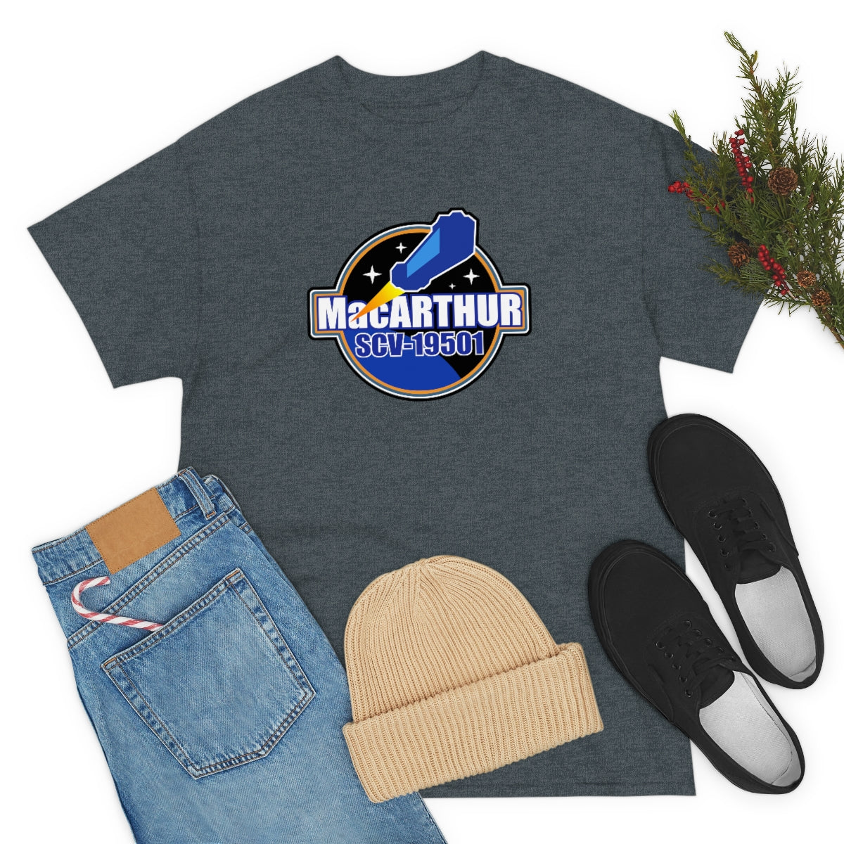SAAB - USS McArthur Tee