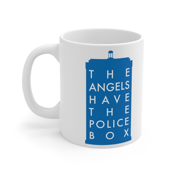 The Angels Have the Police Box Mug