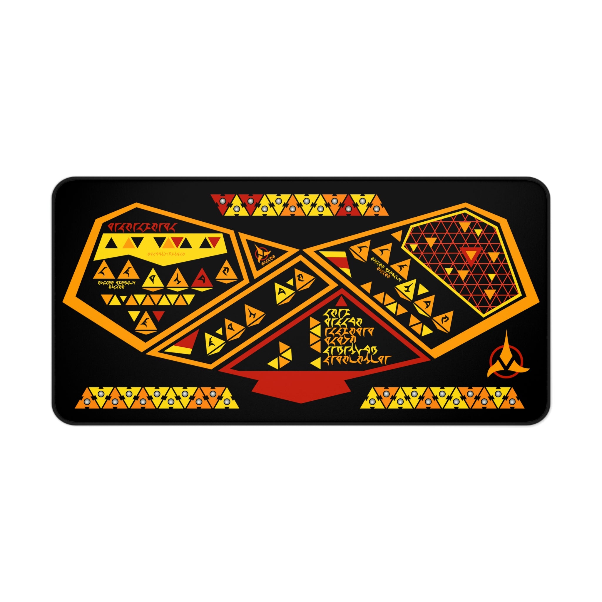 Space Fleet Ridges #1 Desk Mat