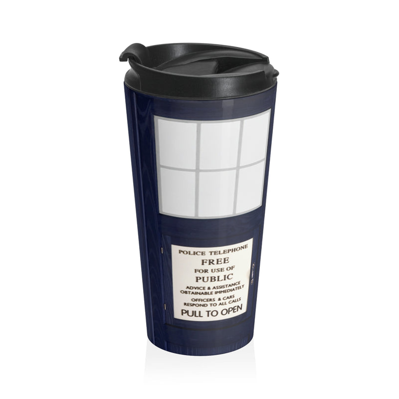 Blue Box Stainless Steel Travel Mug
