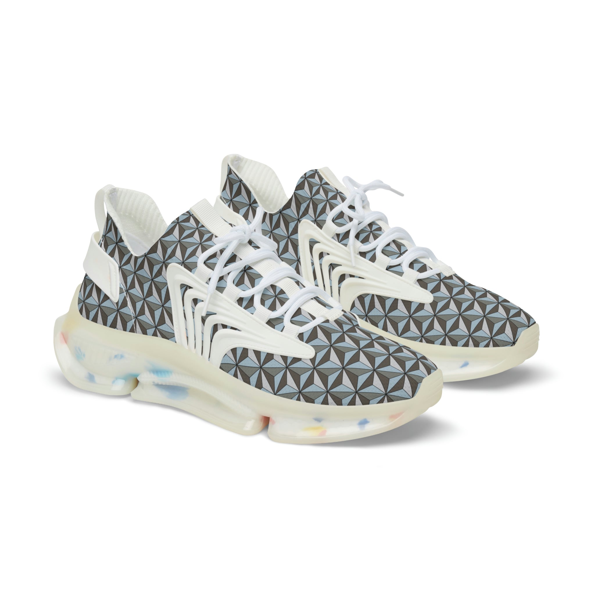 Space Ship Earth Inspired Men's Mesh Sports Sneakers