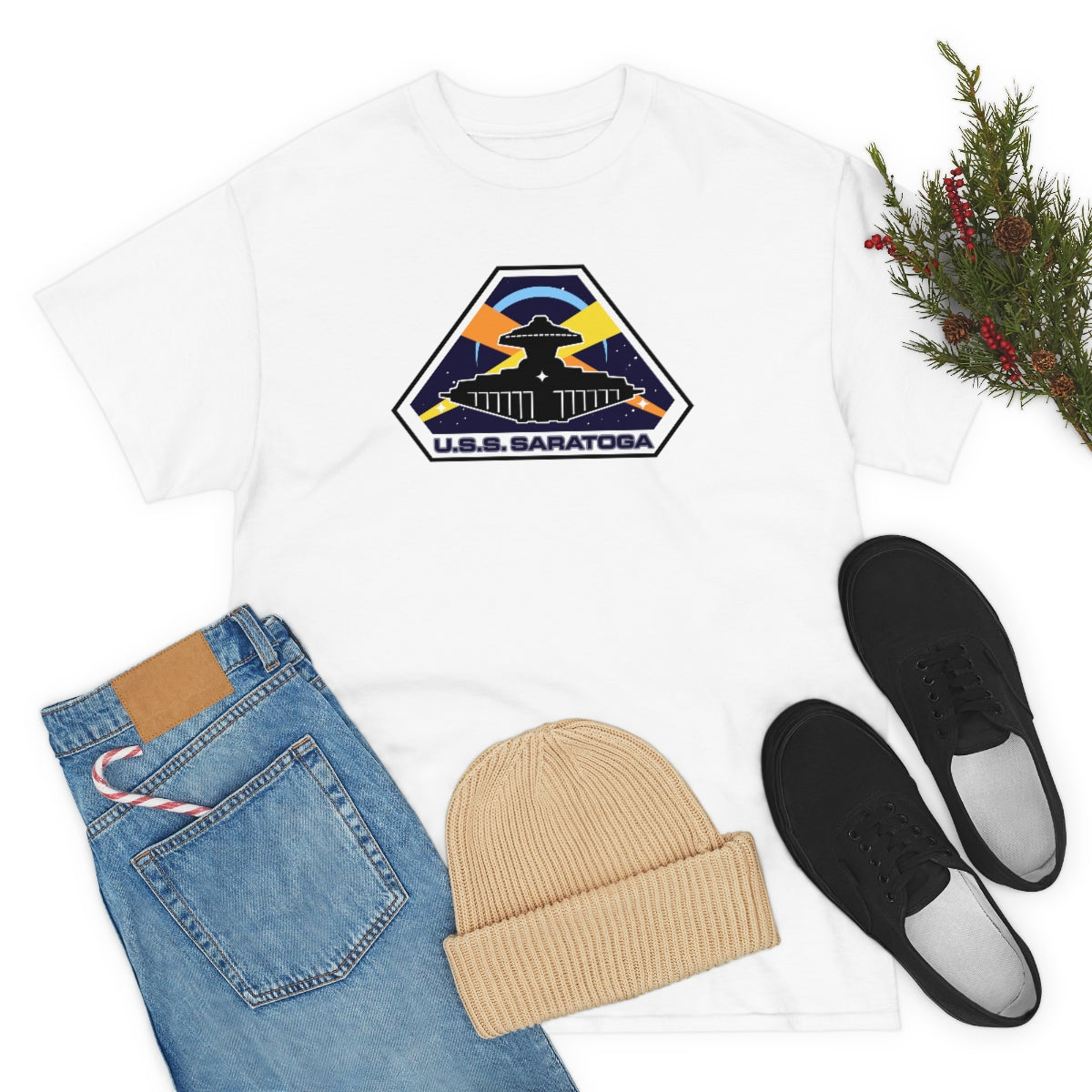SAAB - USS Saratoga Tee