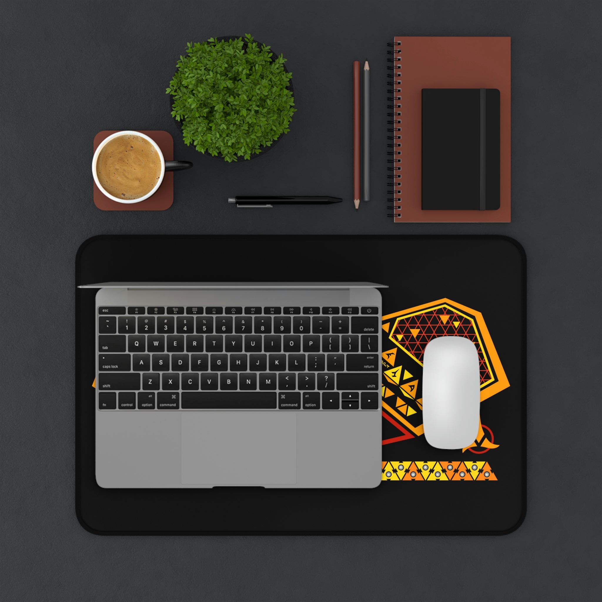 Space Fleet Ridges #1 Desk Mat