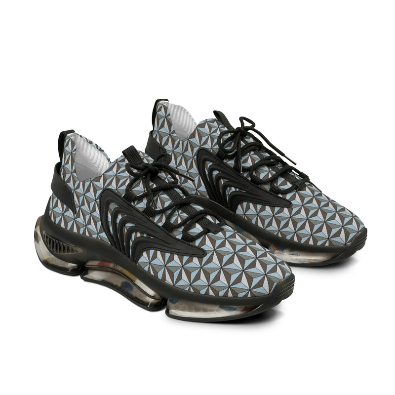 Space Ship Earth Inspired Men's Mesh Sports Sneakers