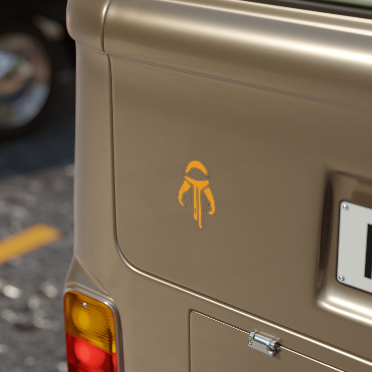 MD - Secret Location Transparent Outdoor Stickers
