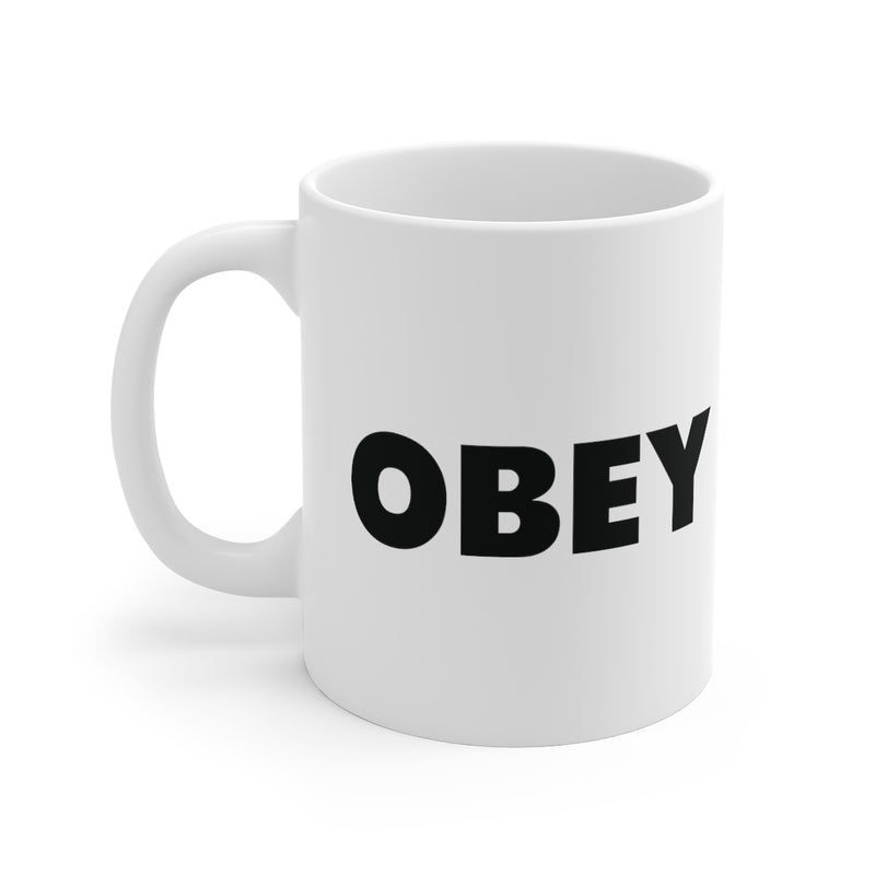 OBEY and CONSUME Mug