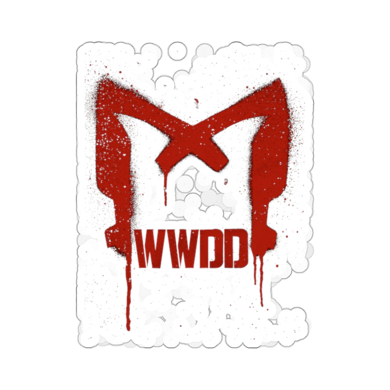 WWDD - What Would Dredd Do? Stickers