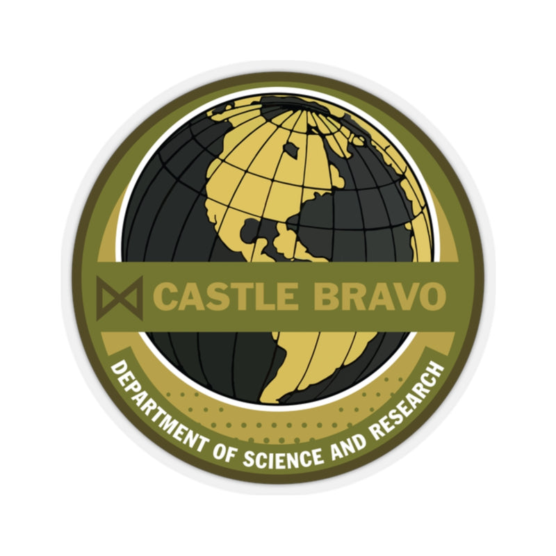 Castle Bravo Round Stickers