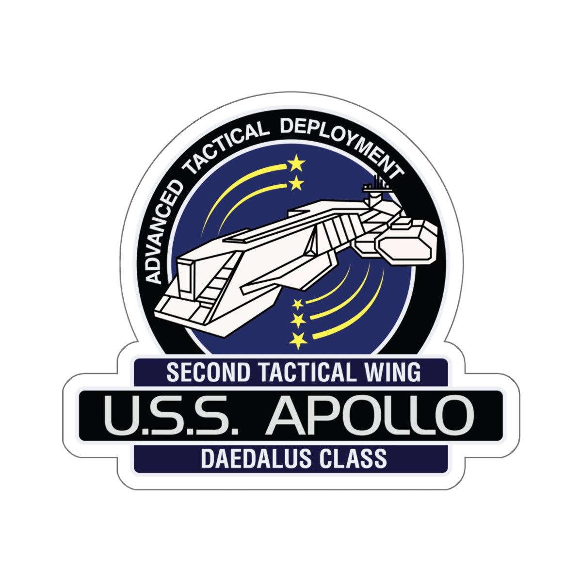 SG - USS APOLLO Stickers